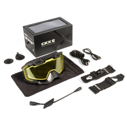 CKX Goggles 210 el gul lins svart ram 
